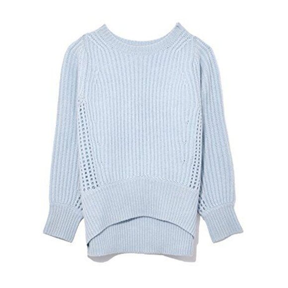 rag & bone Athena Cashmere Pullover in Blue - sz XXS - Picture 5 of 11